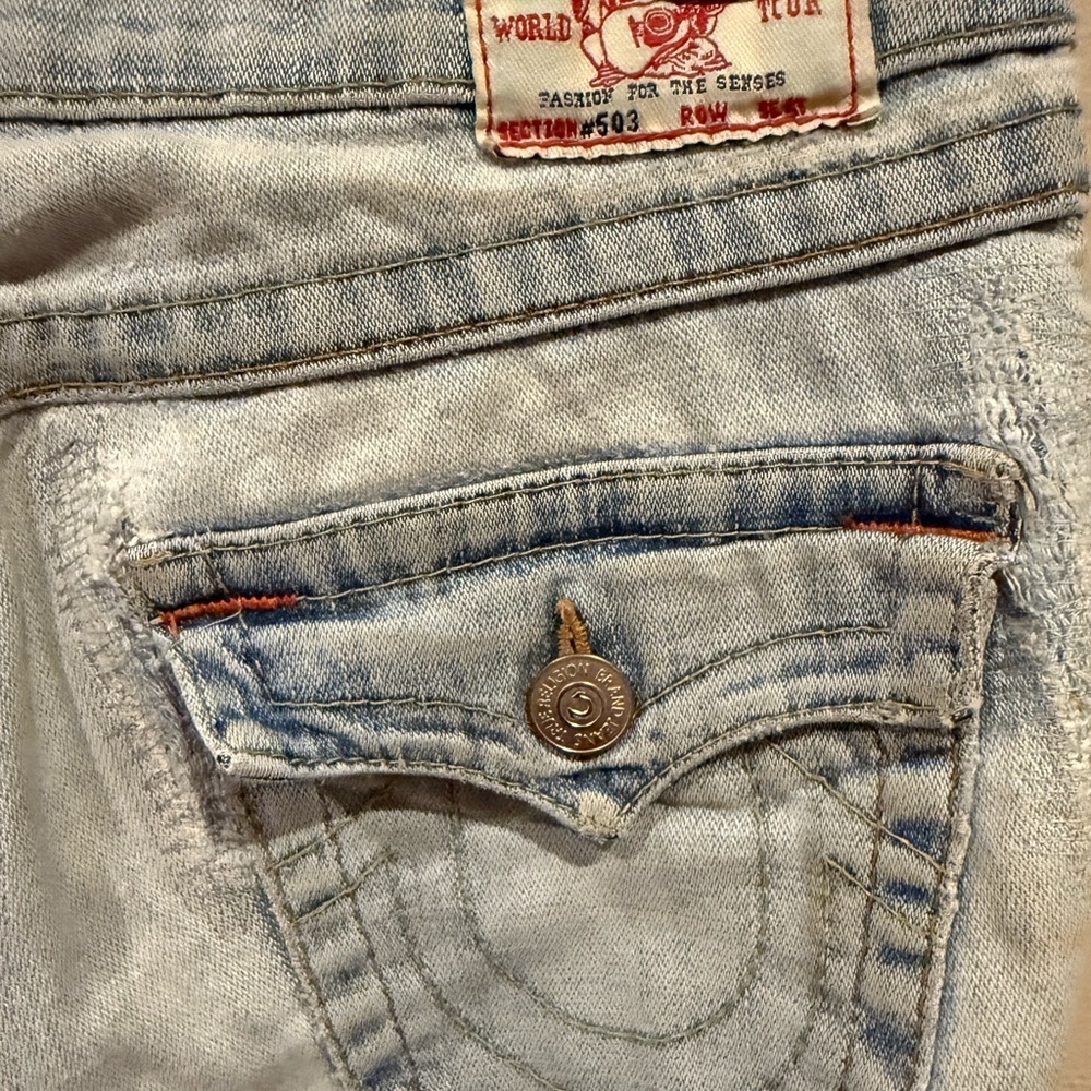 True Religion Light Blue Denim Jeans